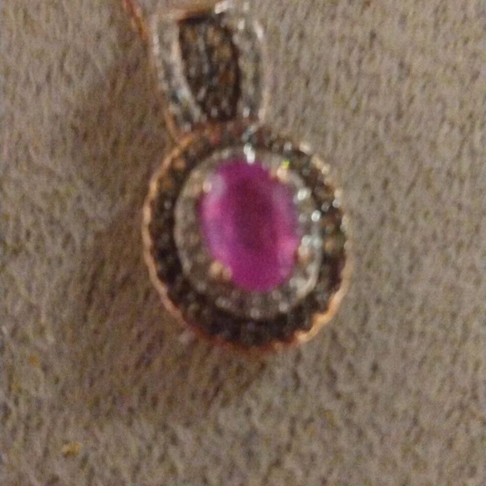Stamped .925 Ilakaka Sapphire Necklace
